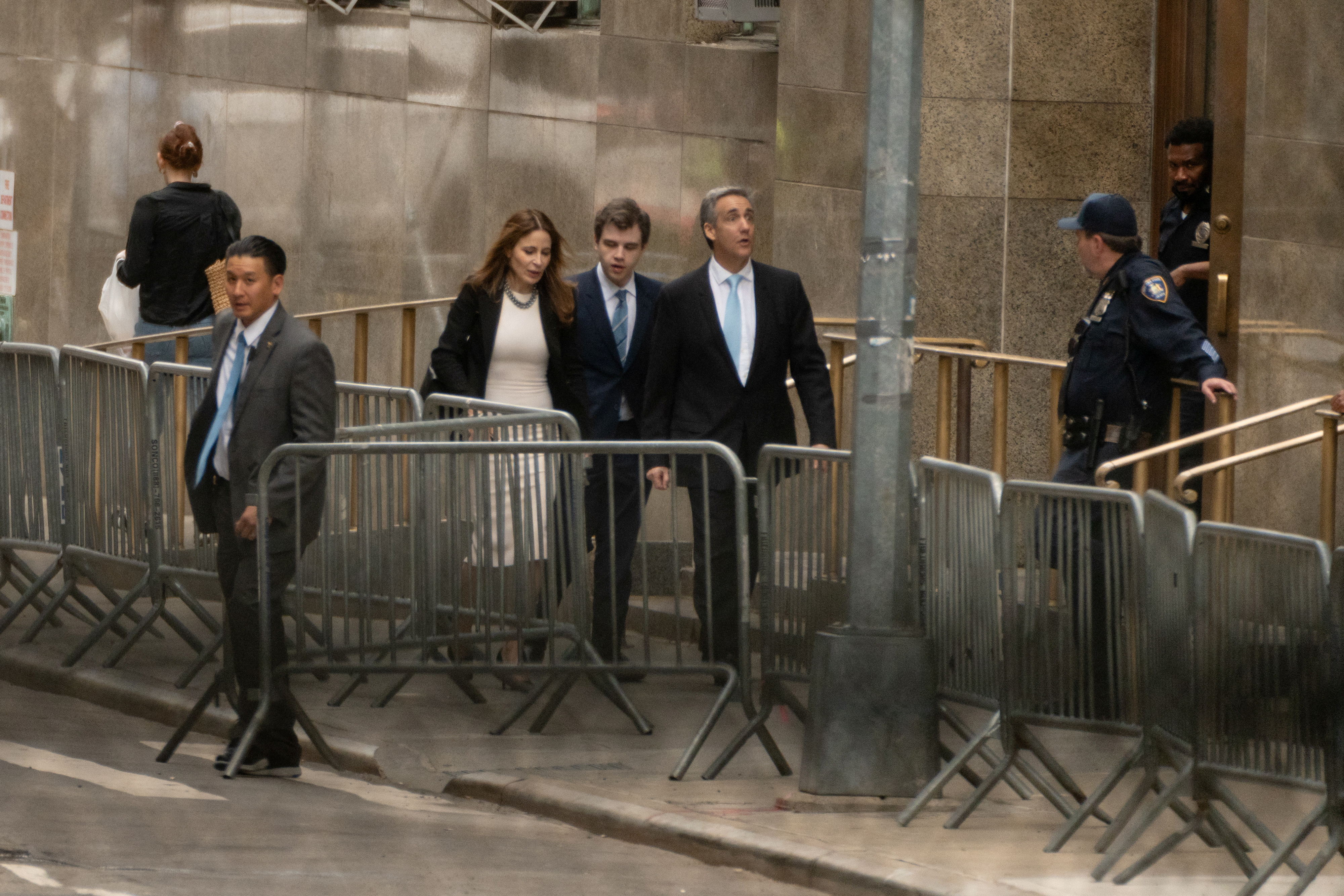 Michael Cohen departs after testifying at former U.S. President Trump’s criminal trial in New York