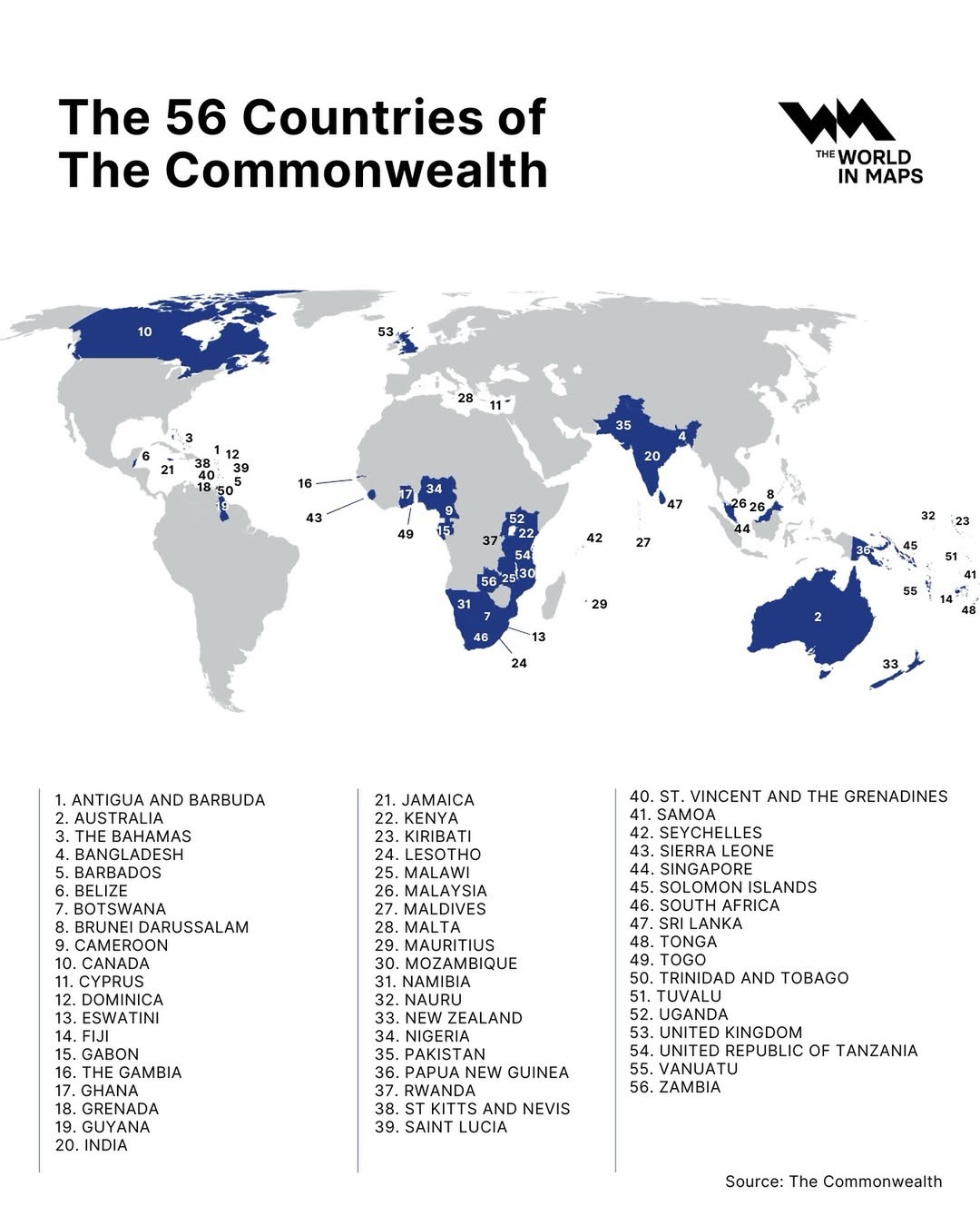 With over 2.5 billion people—nearly a third of the world’s population—the Commonwealth represents one of the most globally diverse political associations. Spanning Africa, Asia, the Caribbean and Americas, Europe, and the Pacific, its