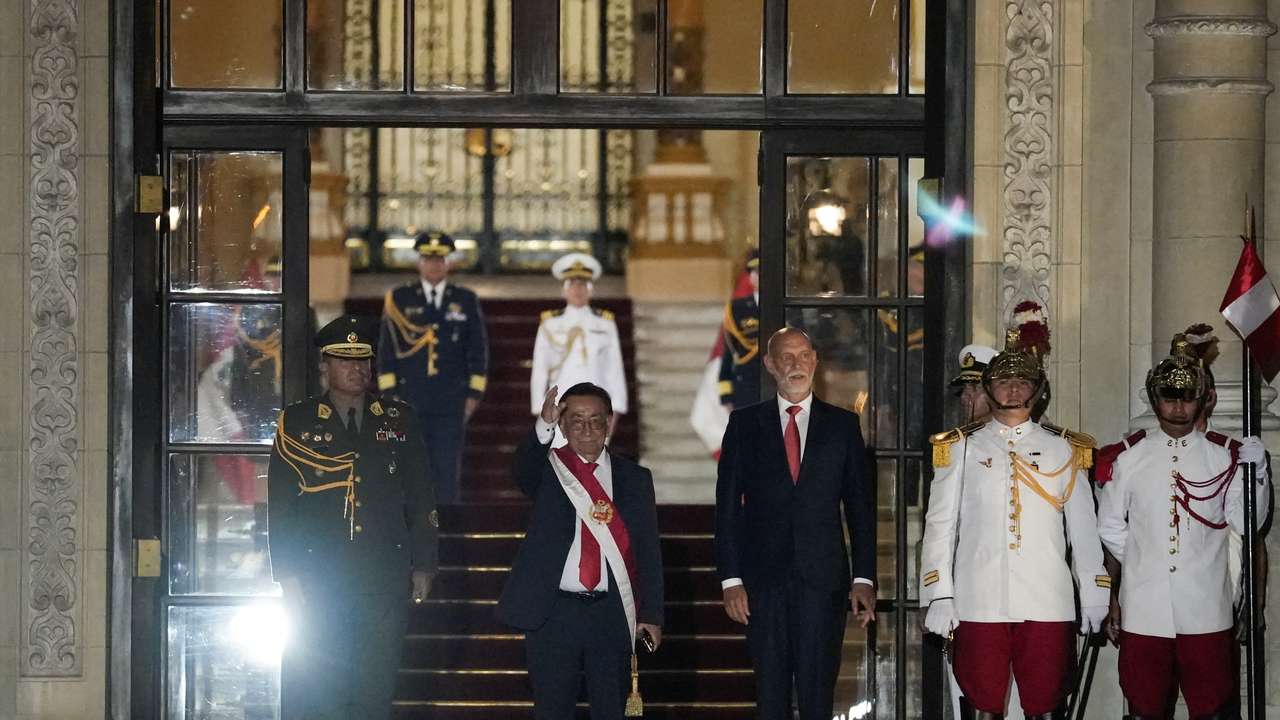 Peruvian lawmakers hold a session to choose a new leader of Congress who will also assume Peru's presidency, in Lima