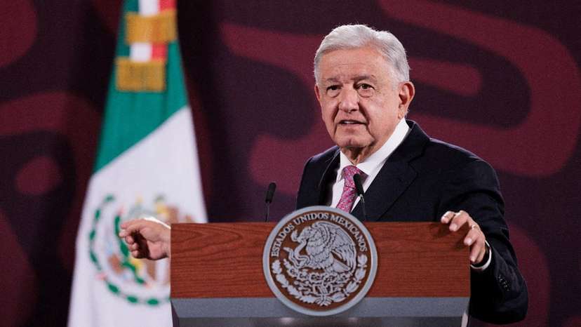 Mexico's President Andres Manuel Lopez Obrador addresses the media in his daily press conference after Mexico's Senate approved a judicial reform, in Mexico City
