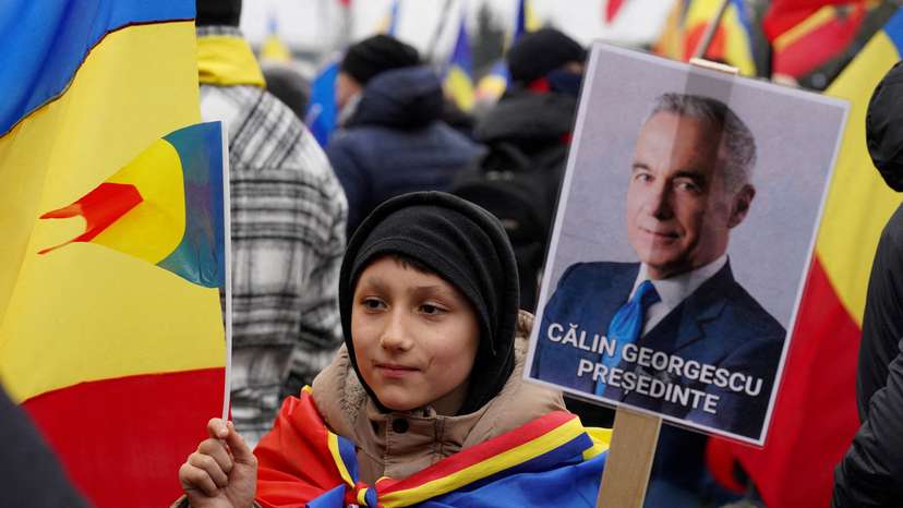 FILE PHOTO: Anti-government rally in Bucharest