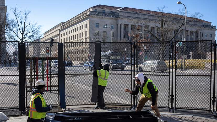 Preparations ahead of U.S. President-elect Trump's inauguration in Washington