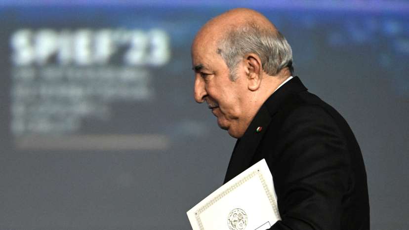 Algerian President Tebboune attends St Petersburg International Economic Forum