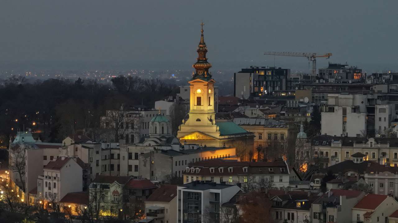 FILE PHOTO: General view of Belgrade