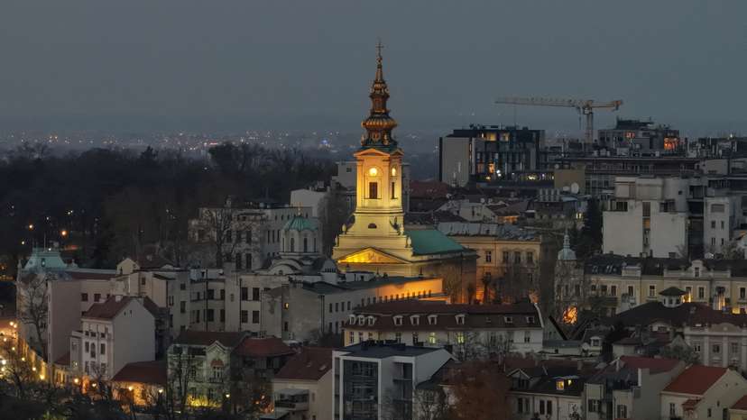 FILE PHOTO: General view of Belgrade