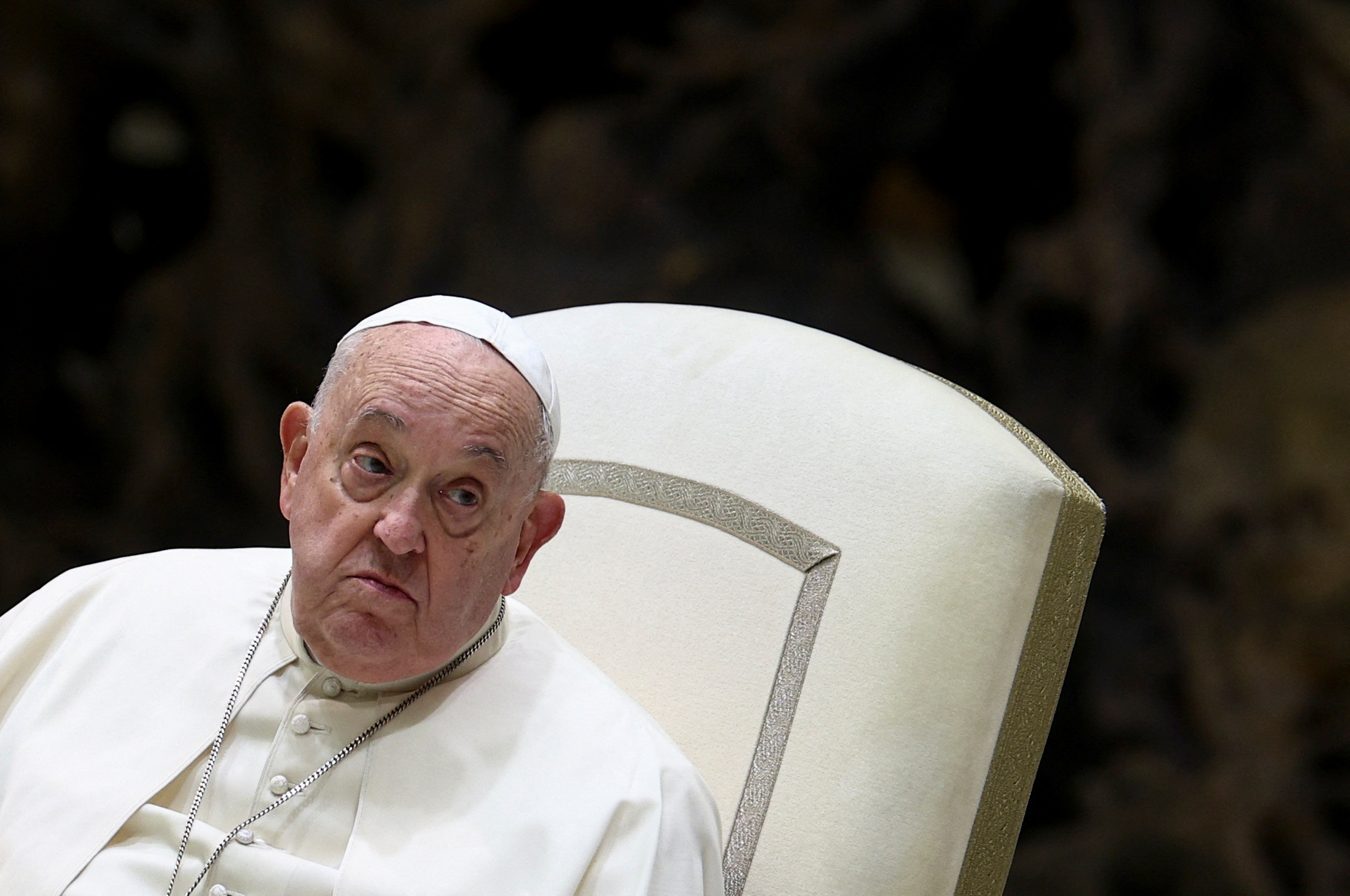 Pope Francis holds the Jubilee audience in Paul VI hall at the Vatican