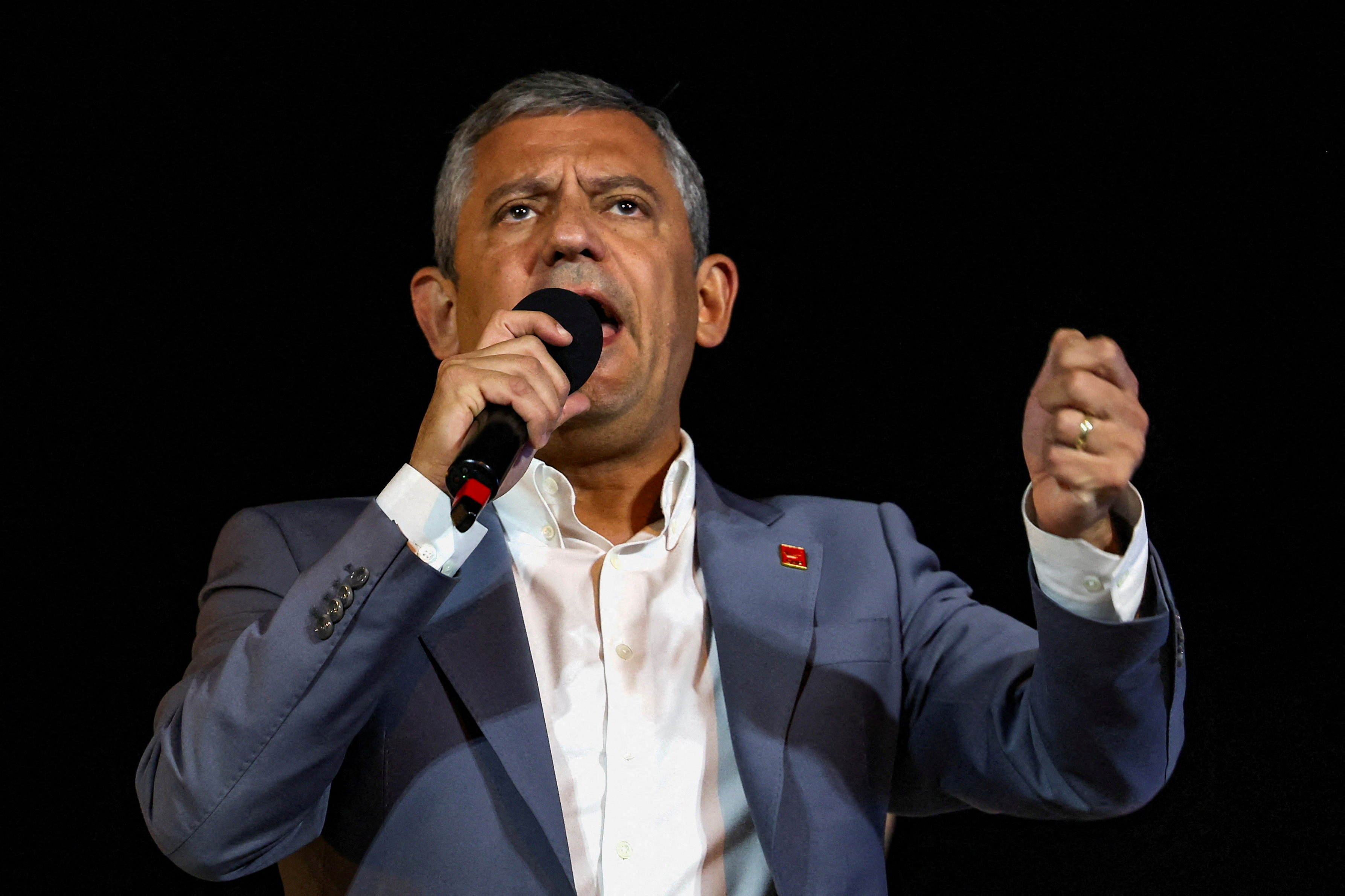 FILE PHOTO: Protest against recent court ruling that ousted the main opposition CHP's Istanbul provincial leadership, in Istanbul