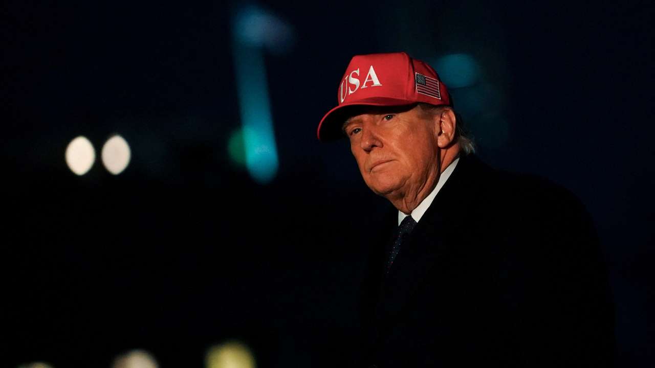 FILE PHOTO: U.S. President Donald Trump returns to the White House in Washington, D.C.