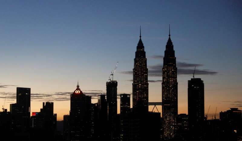 A view of Kuala Lumpur skyline in Malaysia