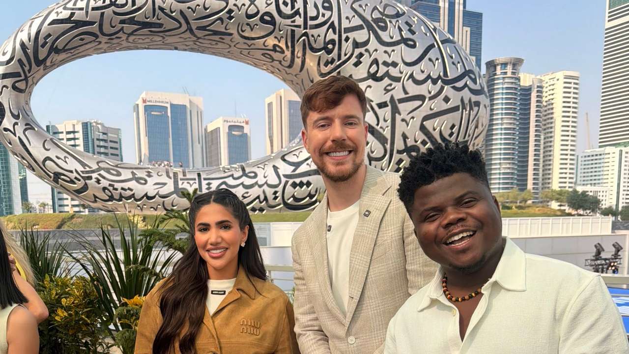 MrBeast (M), Wode Maya (R) in Dubai