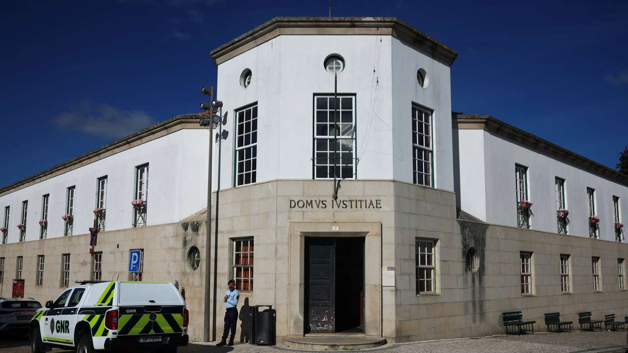 View of the courthouse where according to local media a French citizen is due to appear before a judge in Vila Nova de Foz Coa