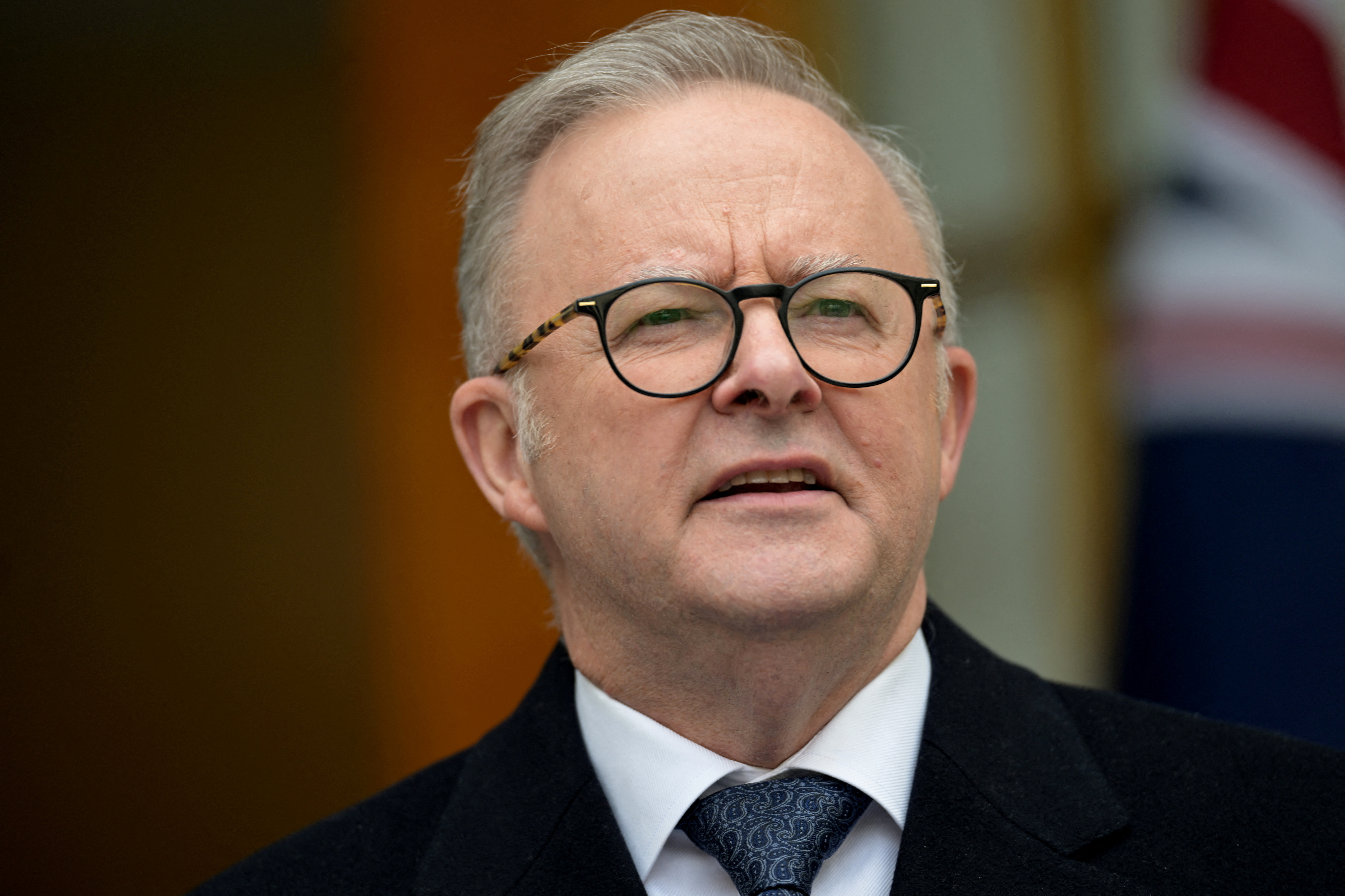 FILE PHOTO: New Zealand's Prime Minister Christopher Luxon visits Australia