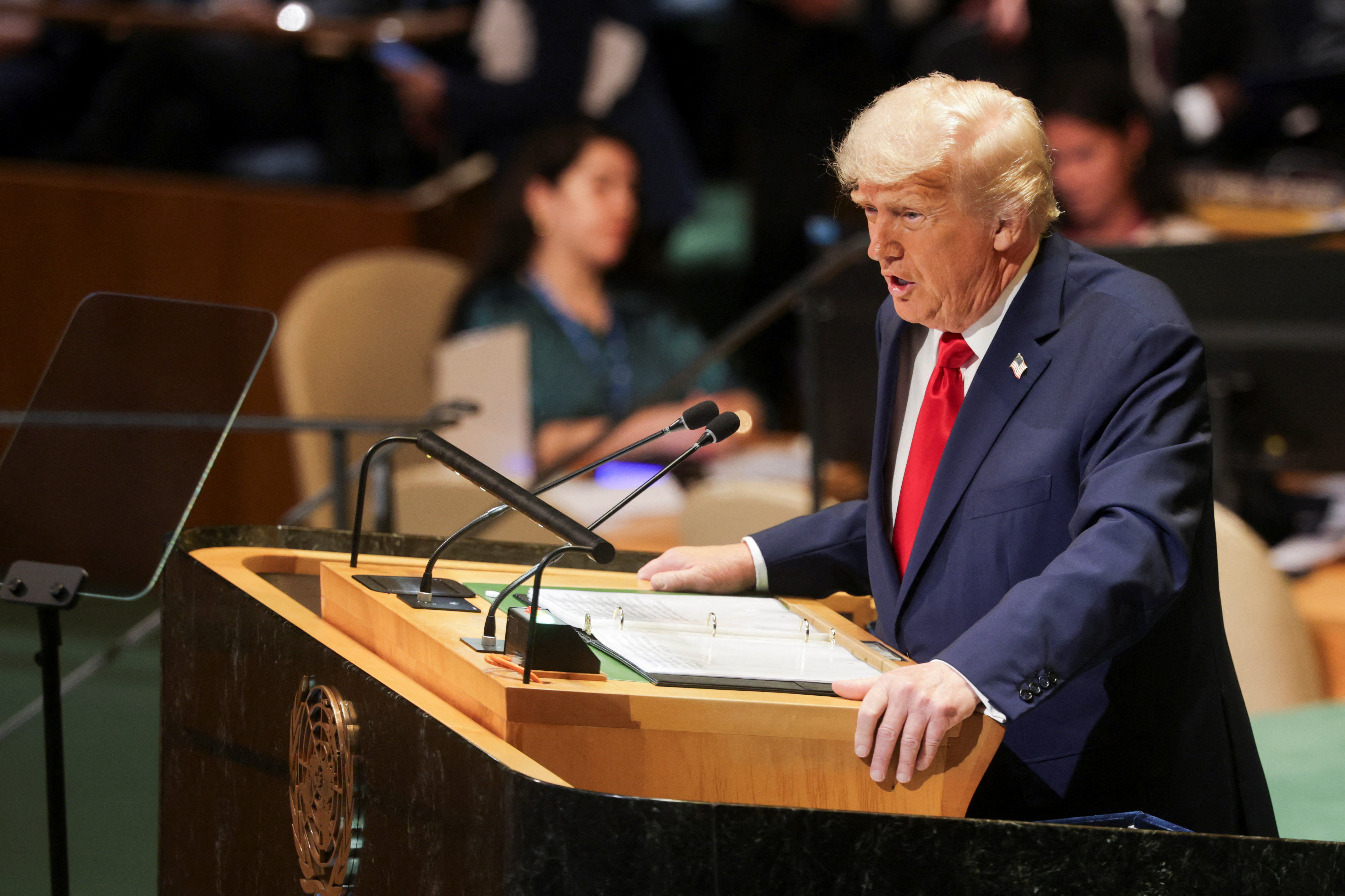 U.S. President Trump attends 80th United Nations General Assembly, in New York City