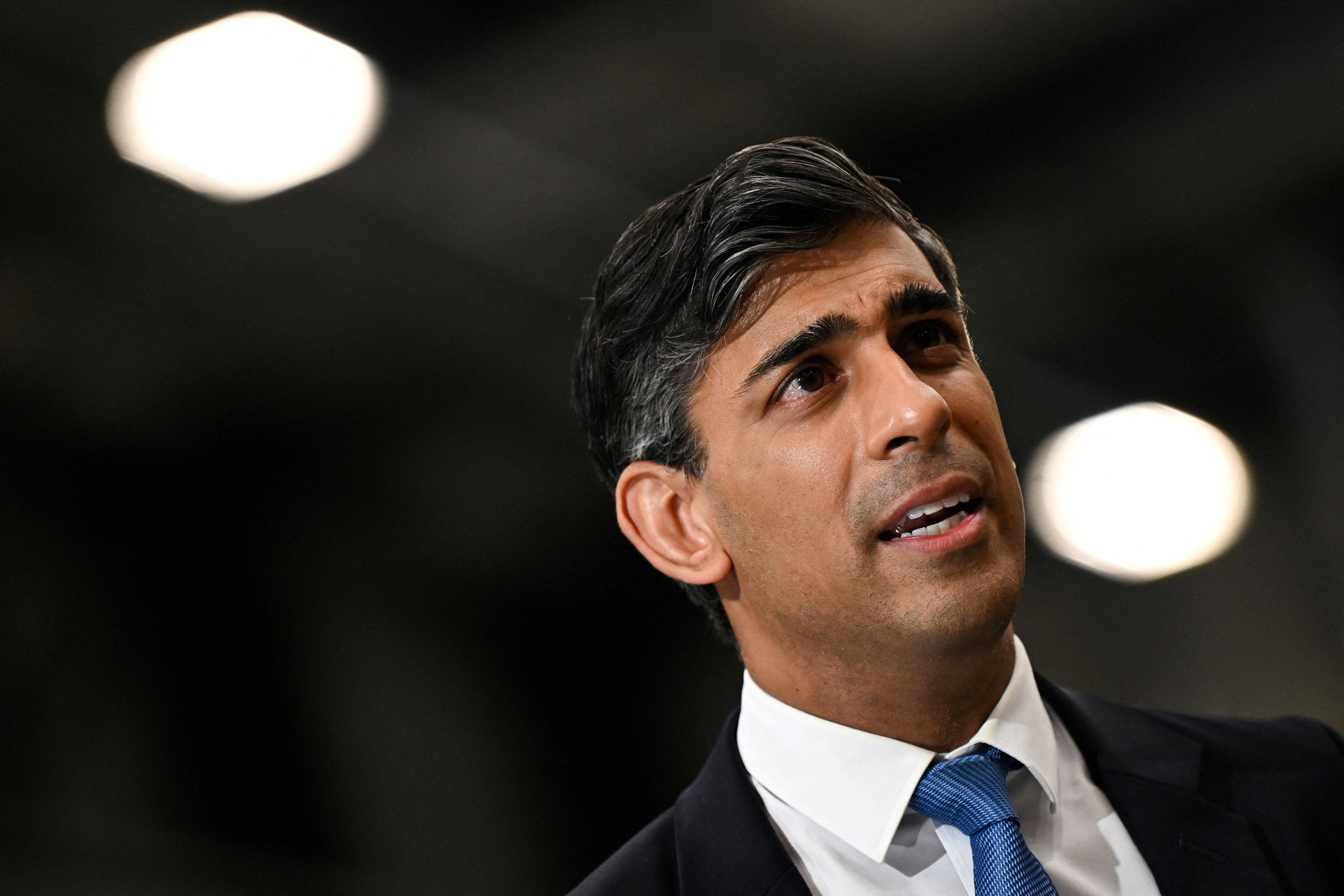 Britain's PM Sunak visits Yorkshire