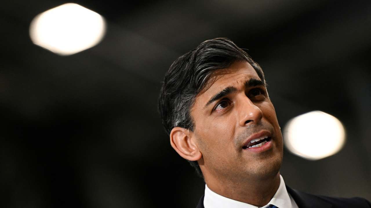 Britain's PM Sunak visits Yorkshire
