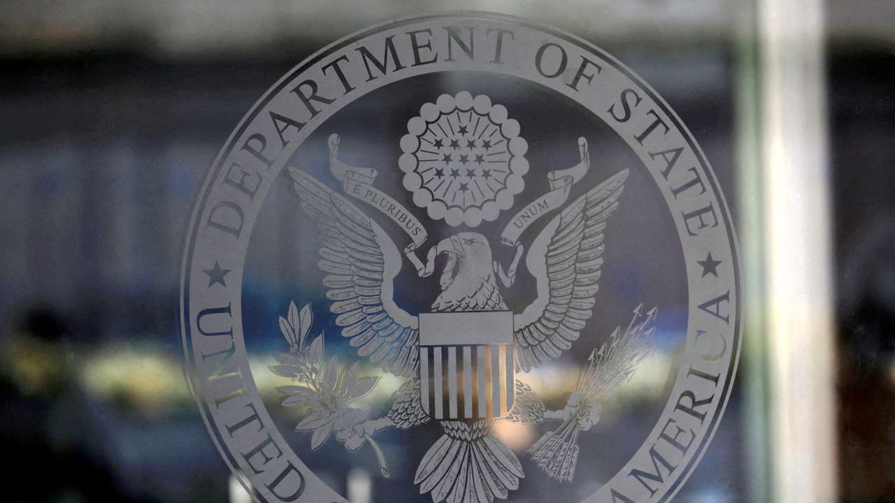 FILE PHOTO: The seal of the United States Department of State is seen in Washington