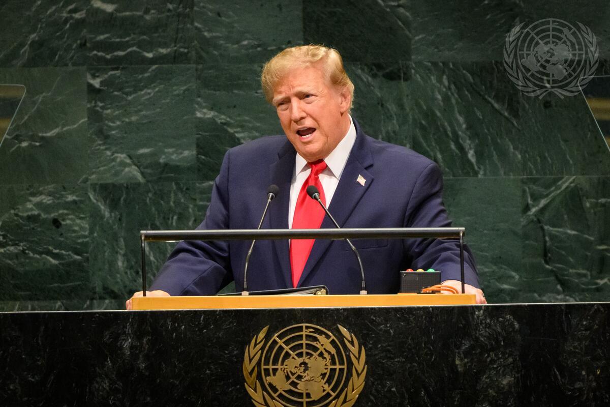 Donald Trump faz discurso na 81ª Assembleia Geral da ONU. 