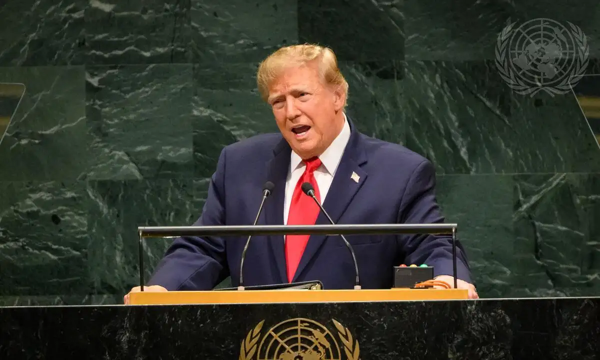 Donald Trump faz discurso na 81ª Assembleia Geral da ONU.