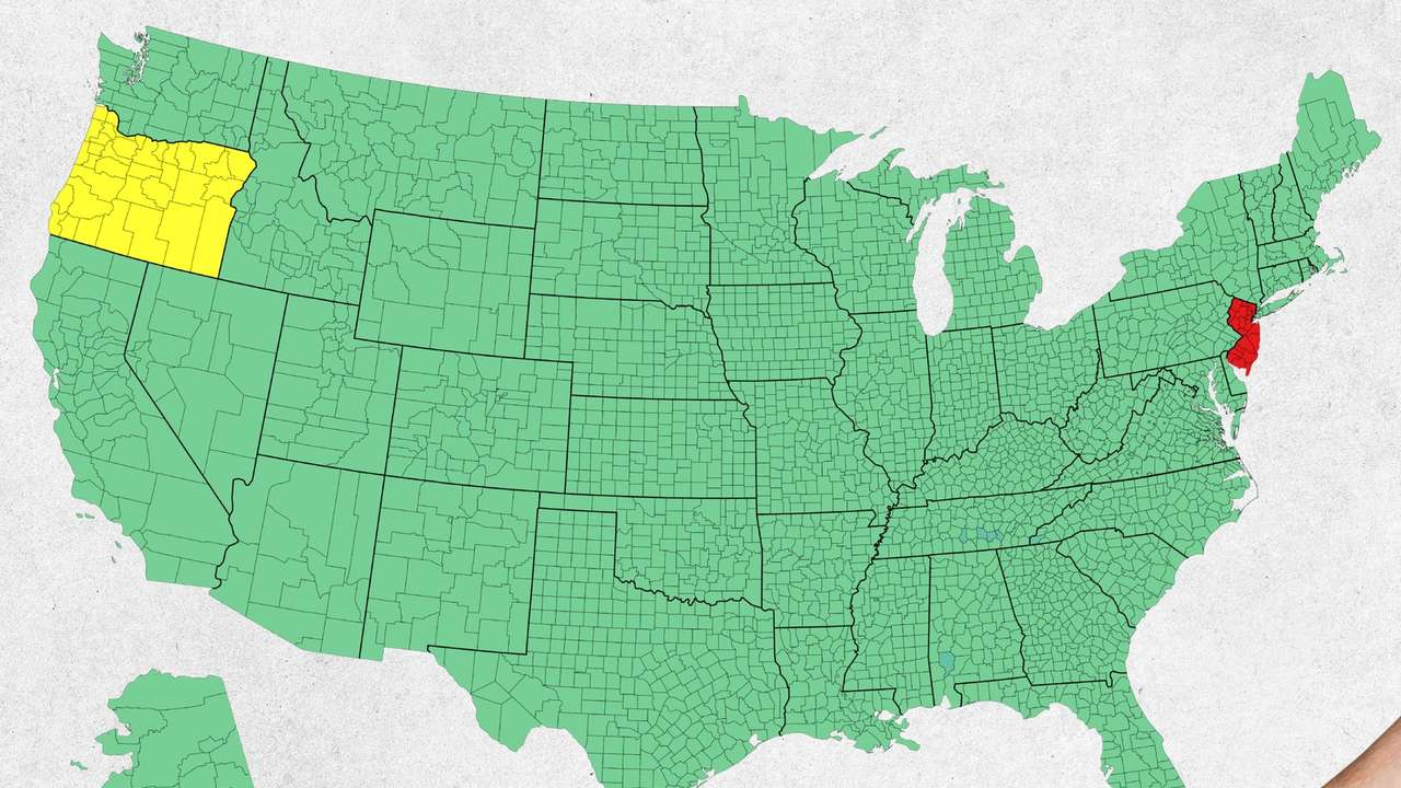 New Jersey is the only US state where drivers cannot pump their own petrol