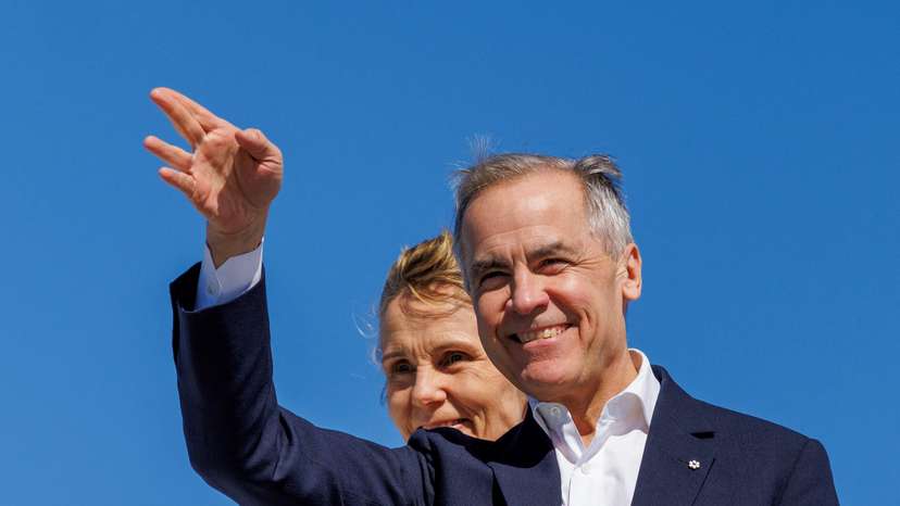Canada’s Prime Minister Mark Carney campaigns in Nova Scotia Canada