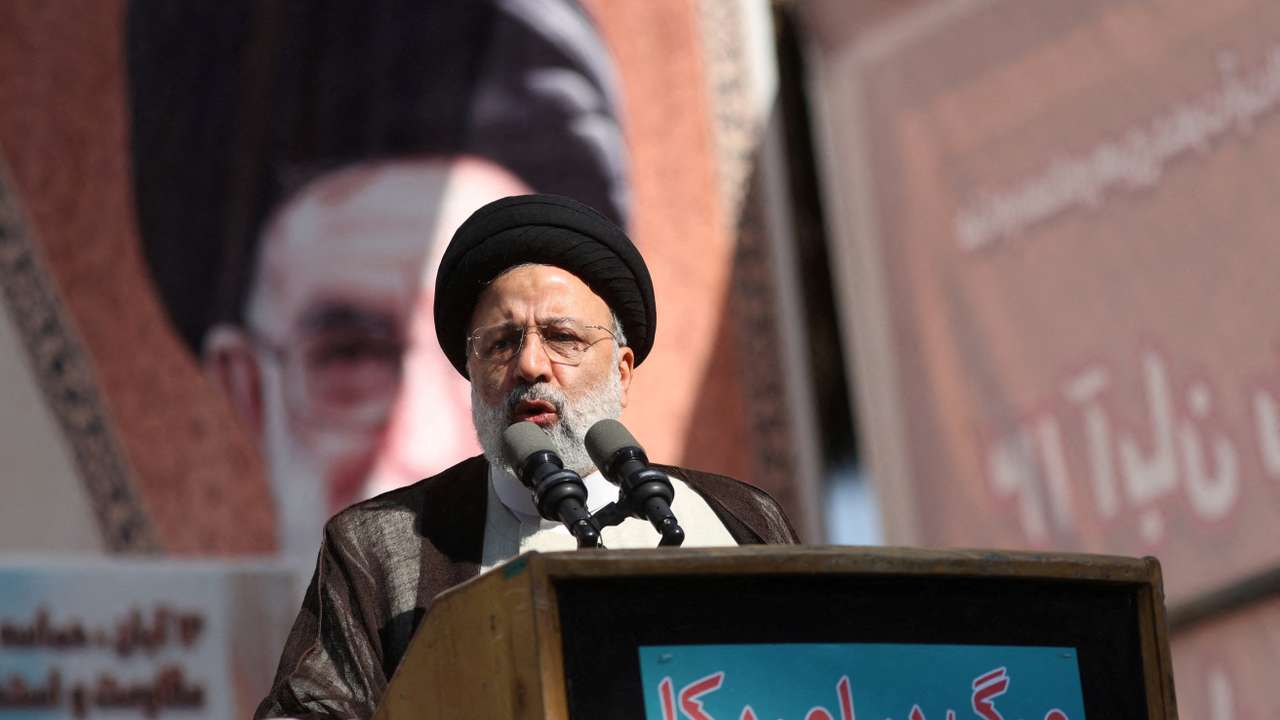 FILE PHOTO: People demonstrate during the 43rd anniversary of the U.S. expulsion from Iran