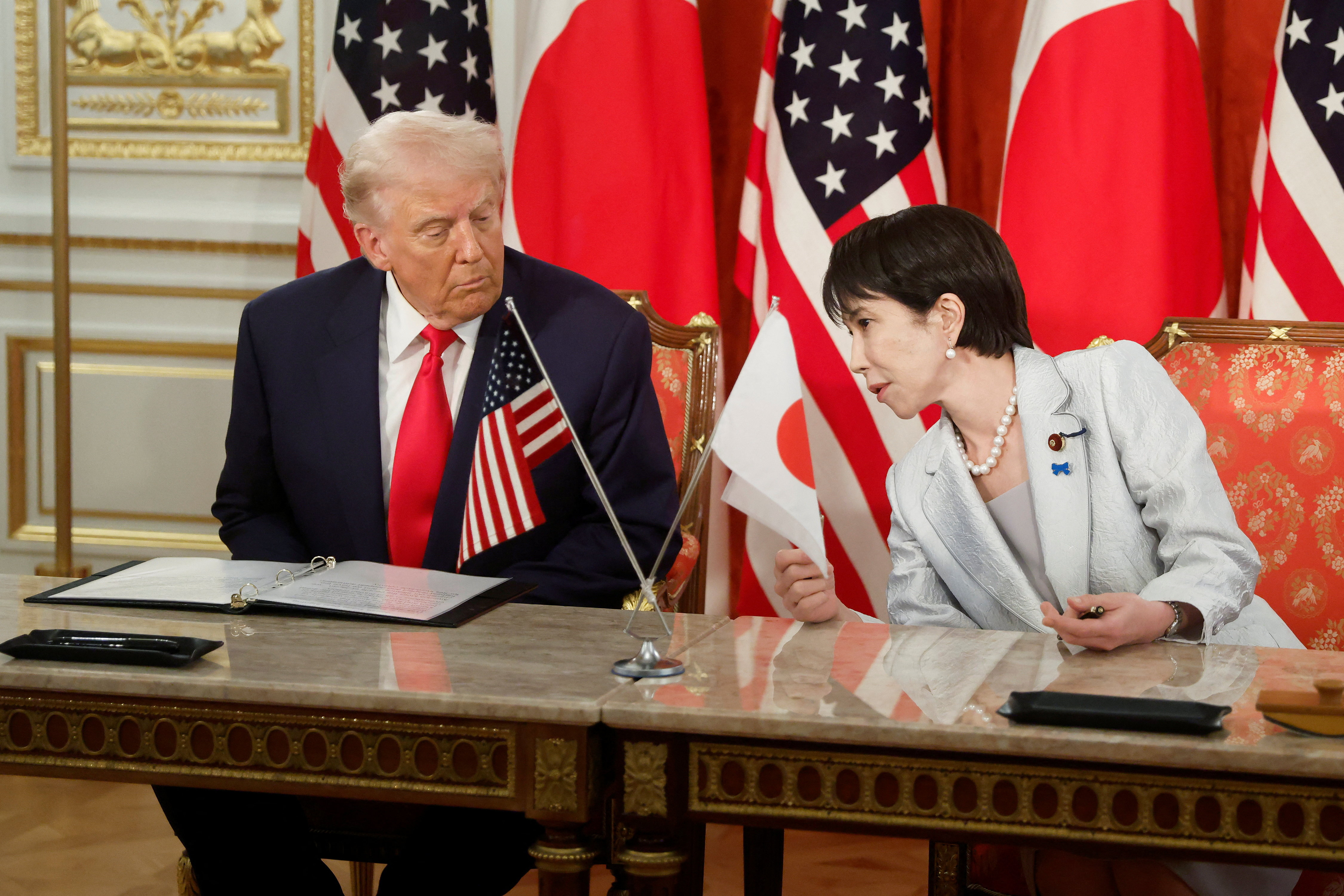 U.S. President Trump visits Japan