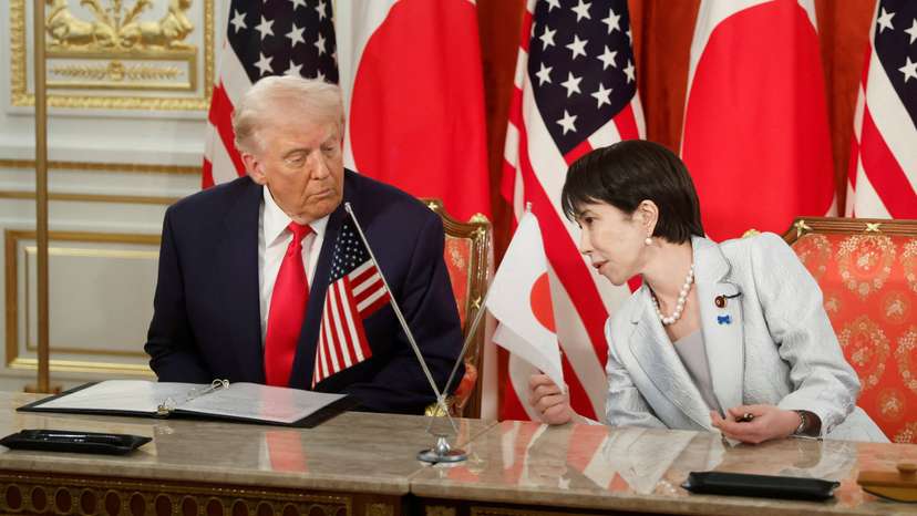 U.S. President Trump visits Japan