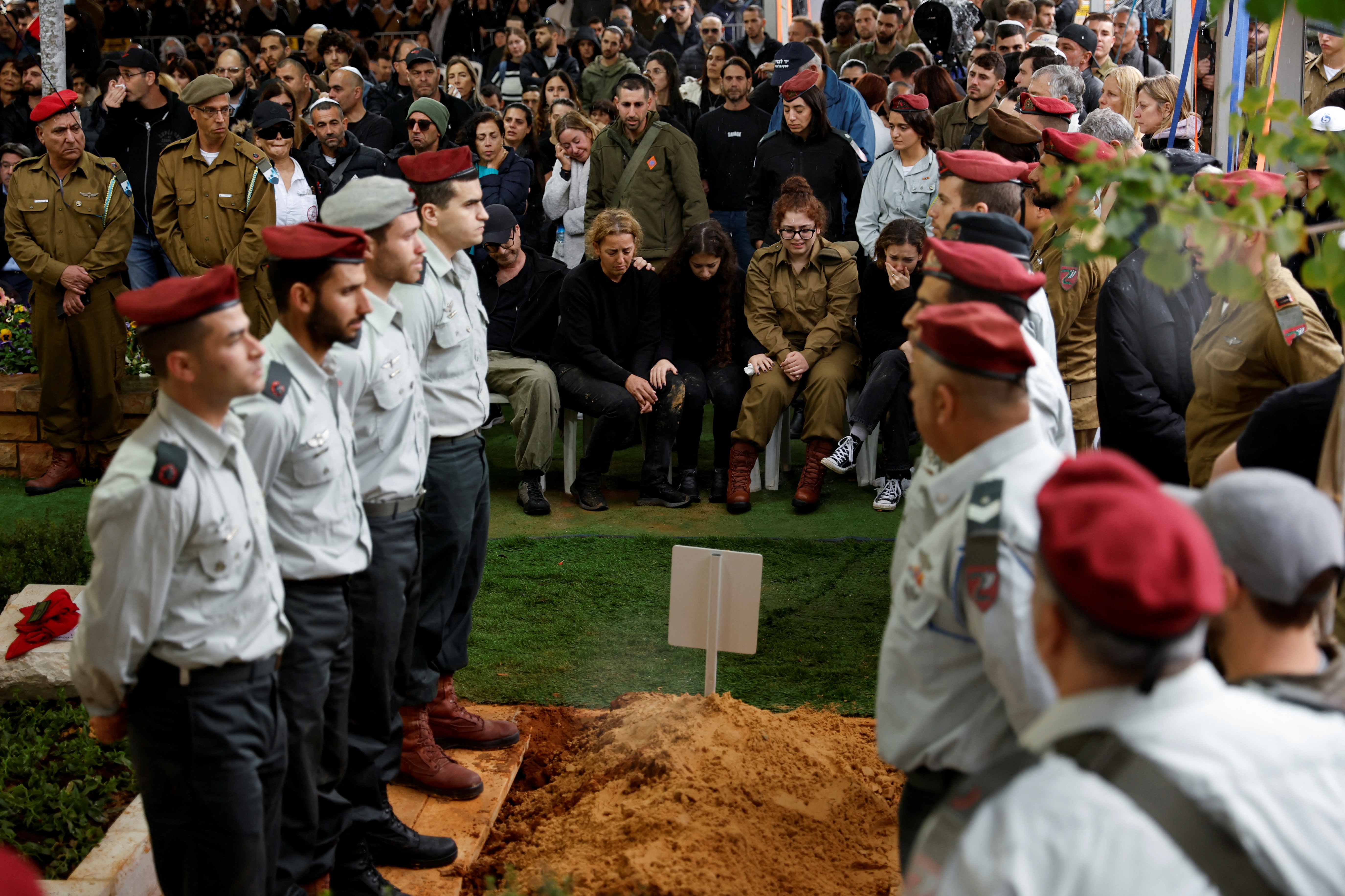 Funeral of Israeli soldier Sergeant Major Ilay Levy in Tel Aviv