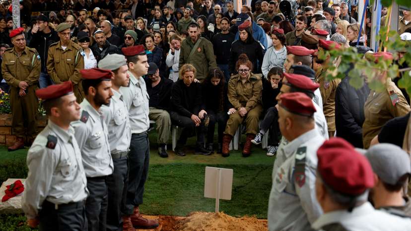 Funeral of Israeli soldier Sergeant Major Ilay Levy in Tel Aviv
