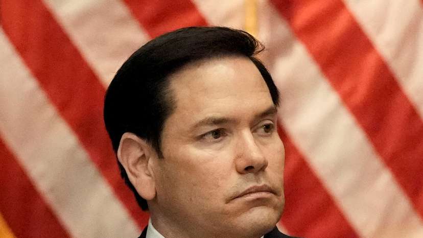 FILE PHOTO: U.S. Secretary of State Marco Rubio attends a meeting of the Eradicating Anti-Christian Bias Task Force in Washington
