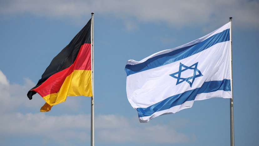 German Chancellor Friedrich Merz receives Israeli President Isaac Herzog for talks at the Chancellery in Berlin