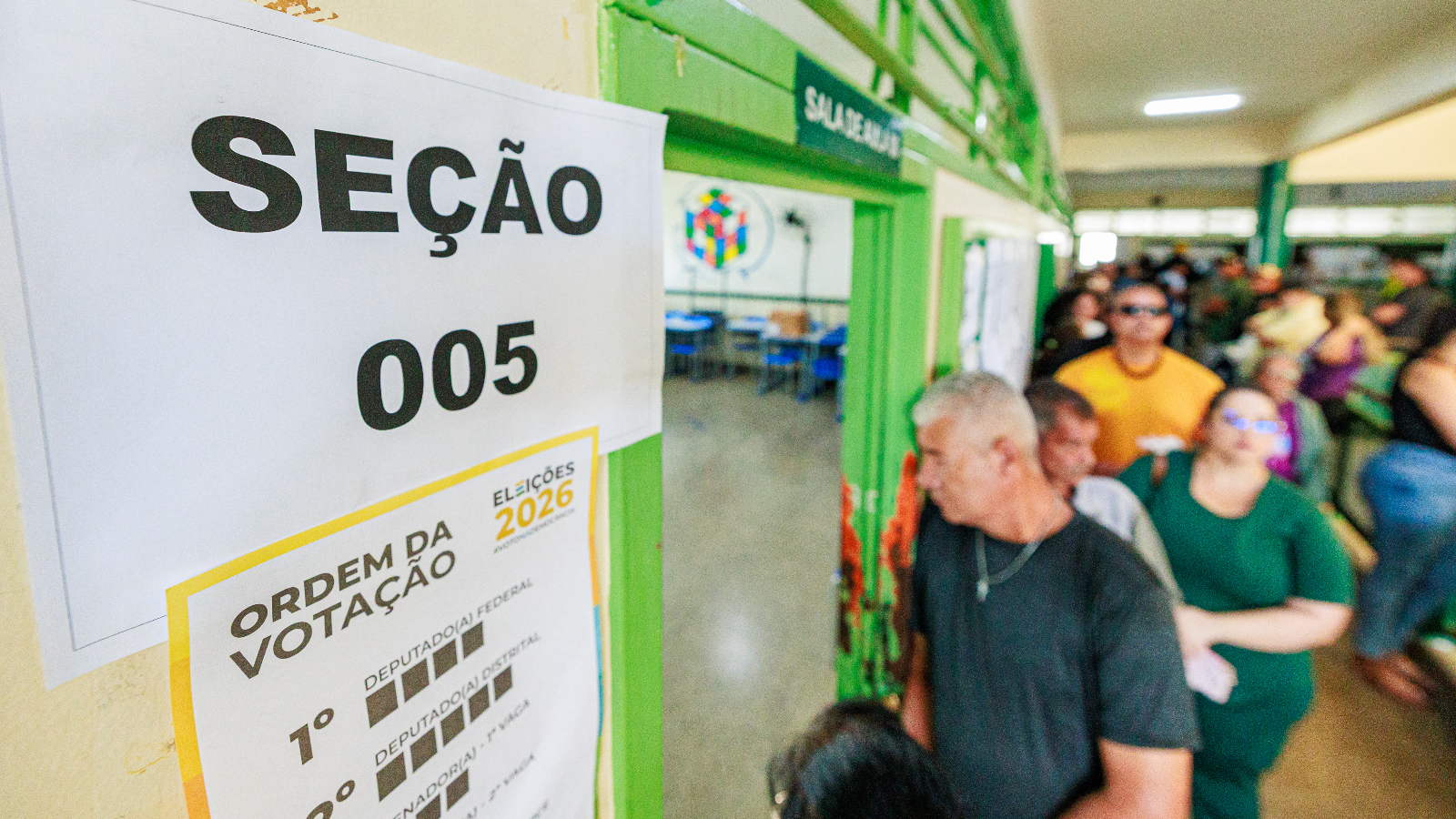 A recomendação do TSE é checar a seção eleitoral antes de sair de casa.