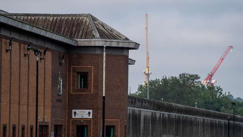A general view of the Belmarsh prison, in London