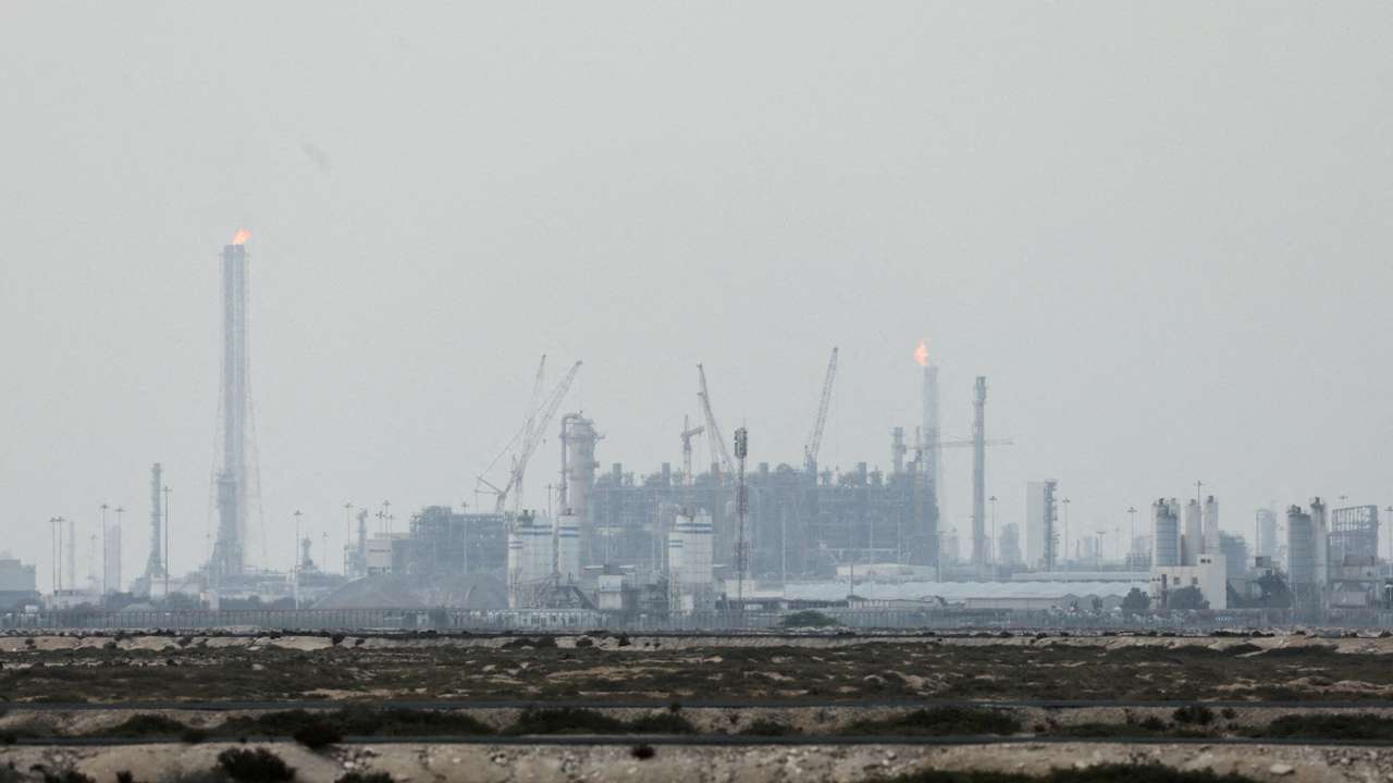 FILE PHOTO: QatarEnergy's liquefied natural gas (LNG) production facilities, amid the U.S.-Israeli conflict with Iran