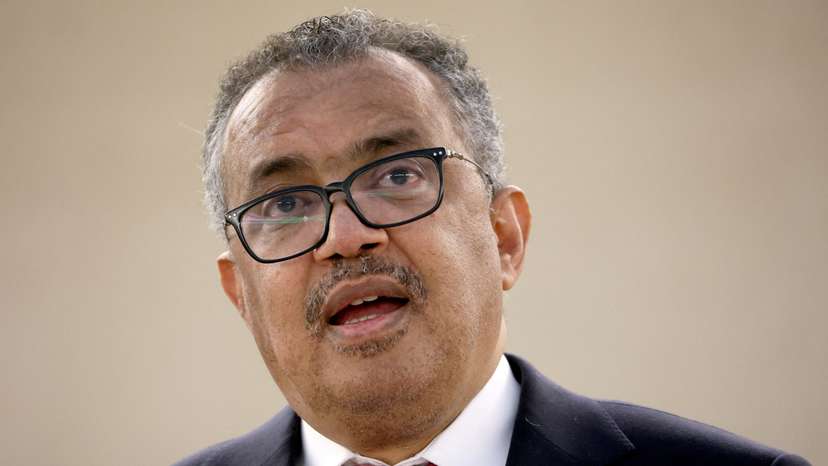 FILE PHOTO: Tedros Adhanom Ghebreyesus, Director-General of the World Health Organization