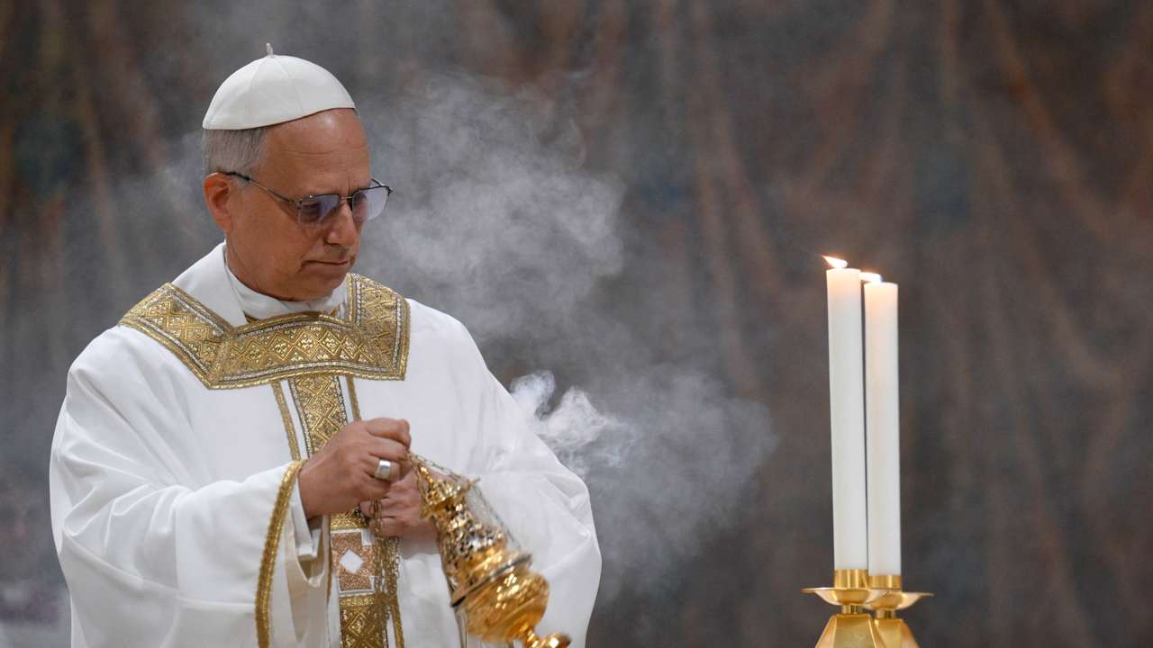 Pope Leo XIV conducts Mass in the Sistine Chapel at the Vatican