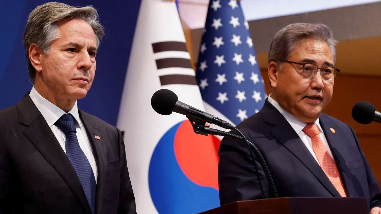 FILE PHOTO: U.S. Secretary of State Antony Blinken visits South Korea