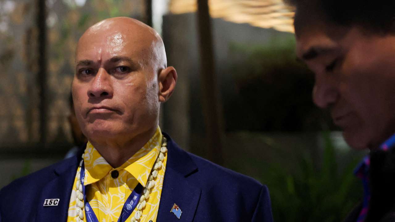 FILE PHOTO: Minister of Finance and Economic Development of Tuvalu Seve Paeniu