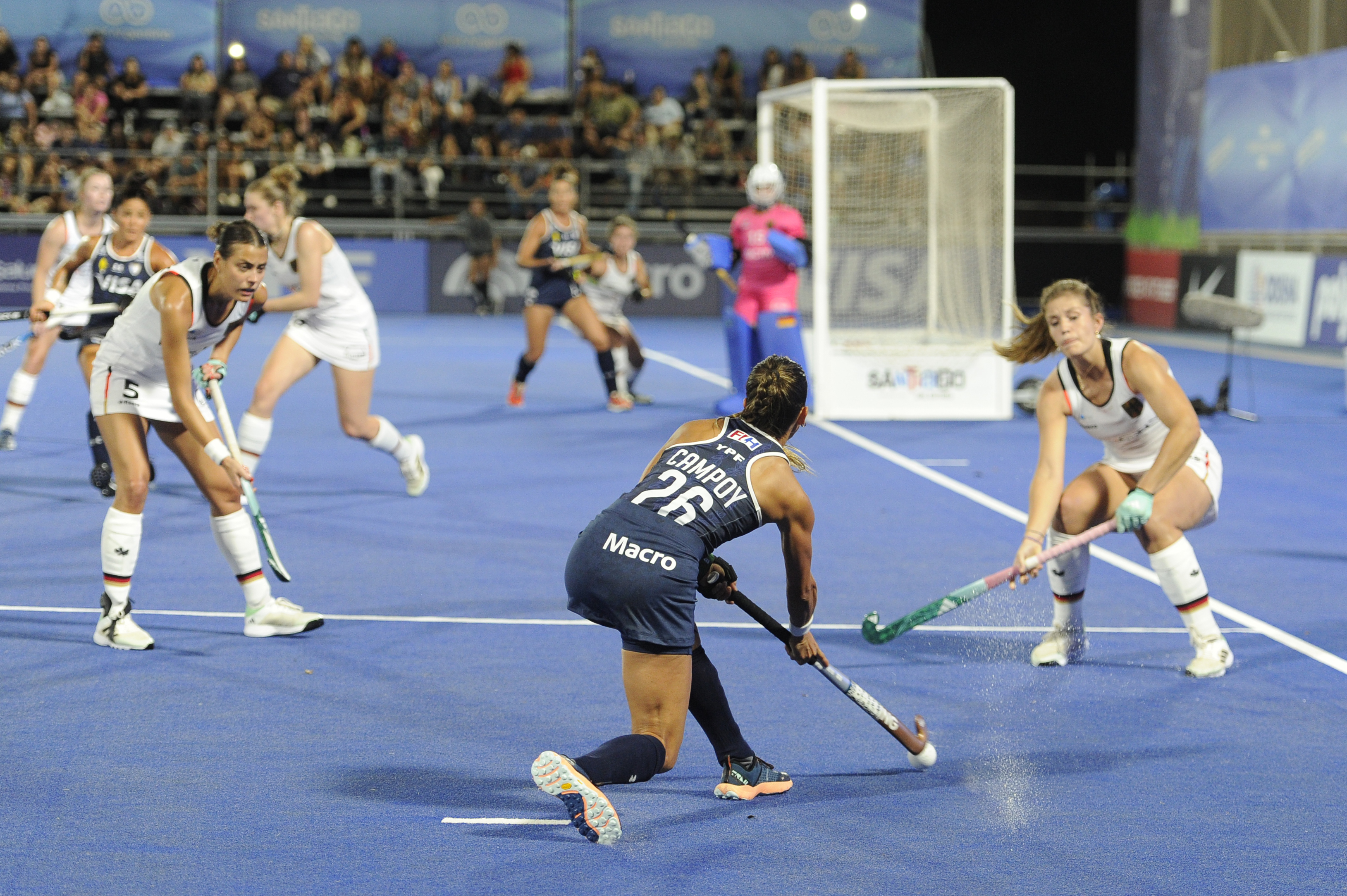 Argentina's national field hockey team 'Las Leonas' defeated Germany
