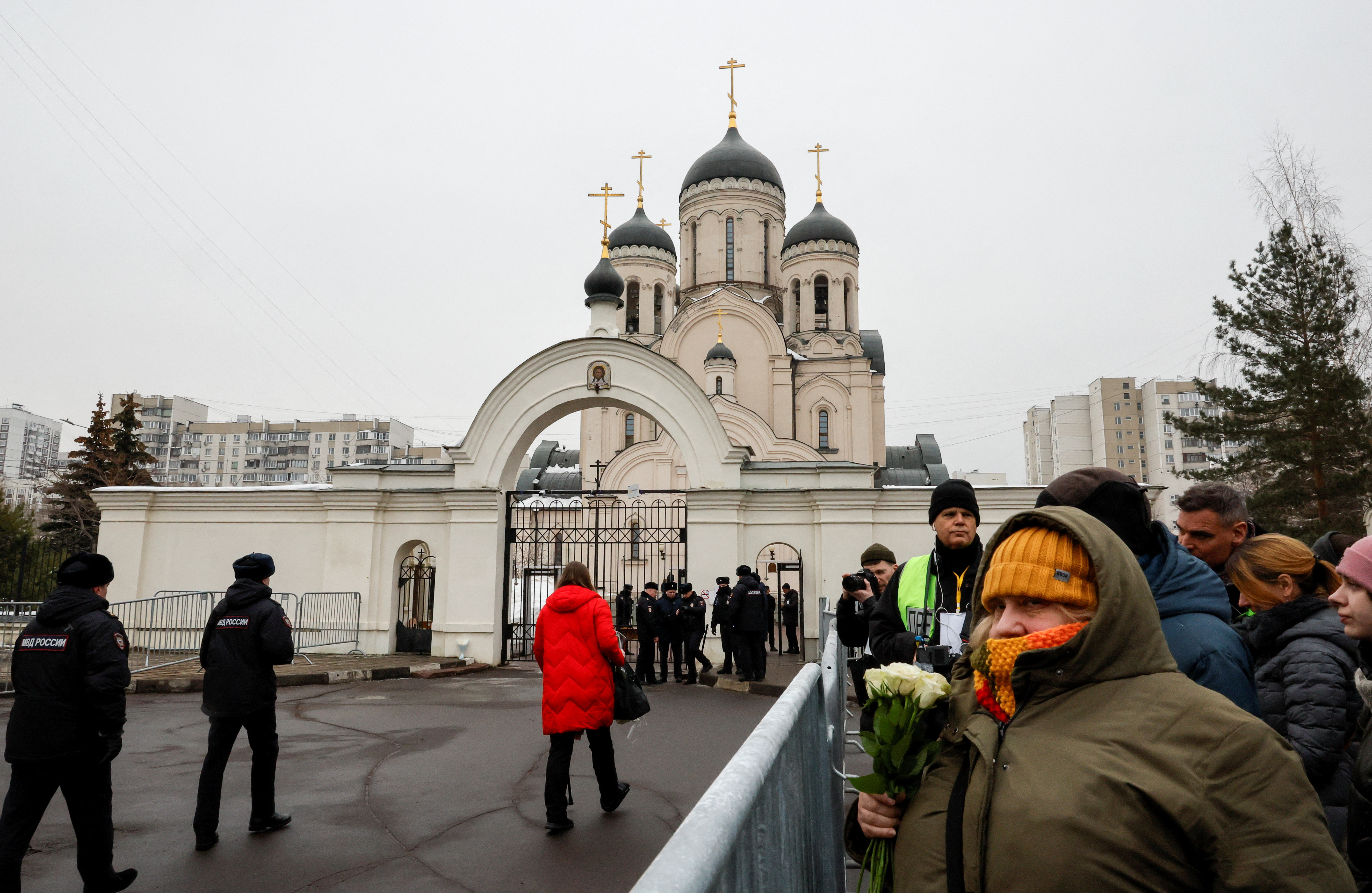 Funeral of Russian opposition leader Alexei Navalny
