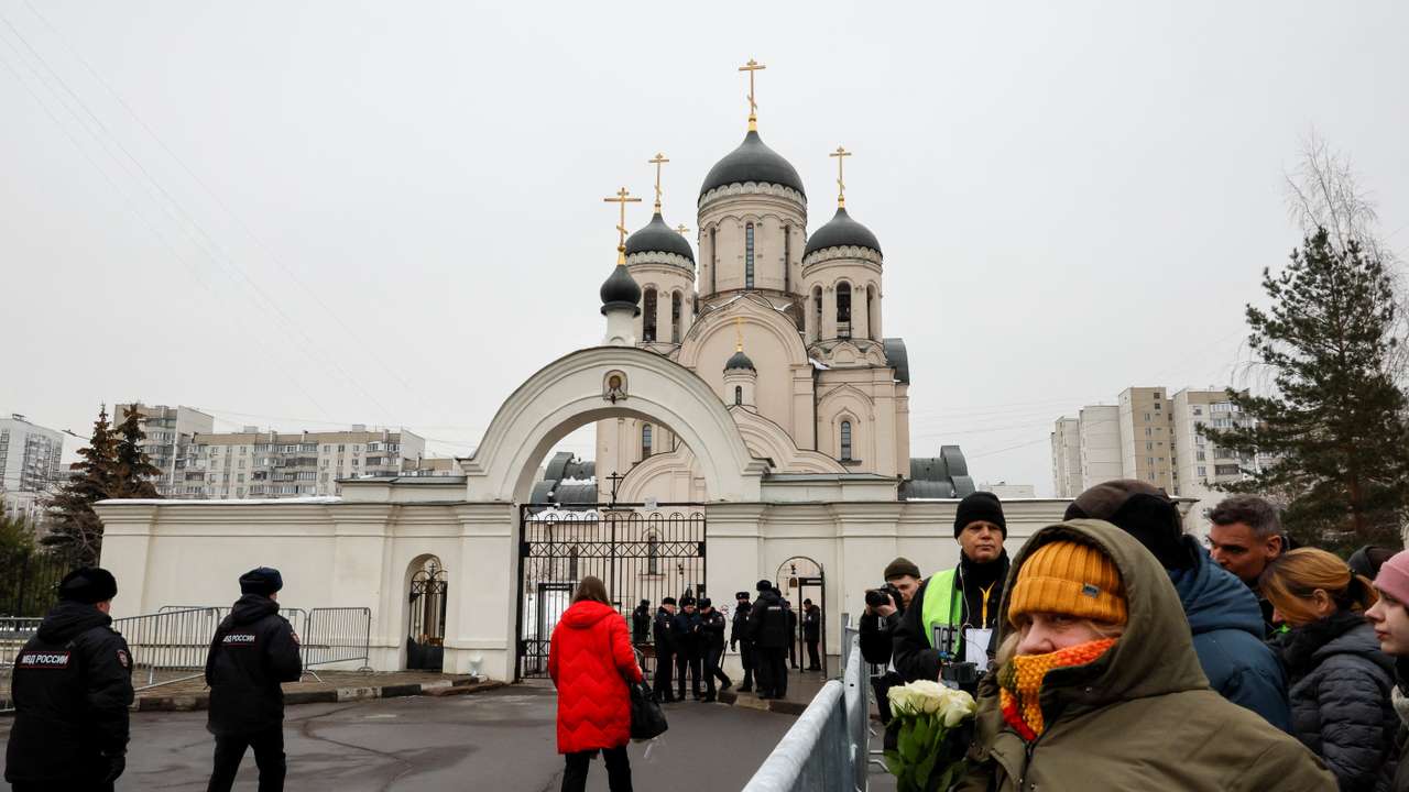 Funeral of Russian opposition leader Alexei Navalny