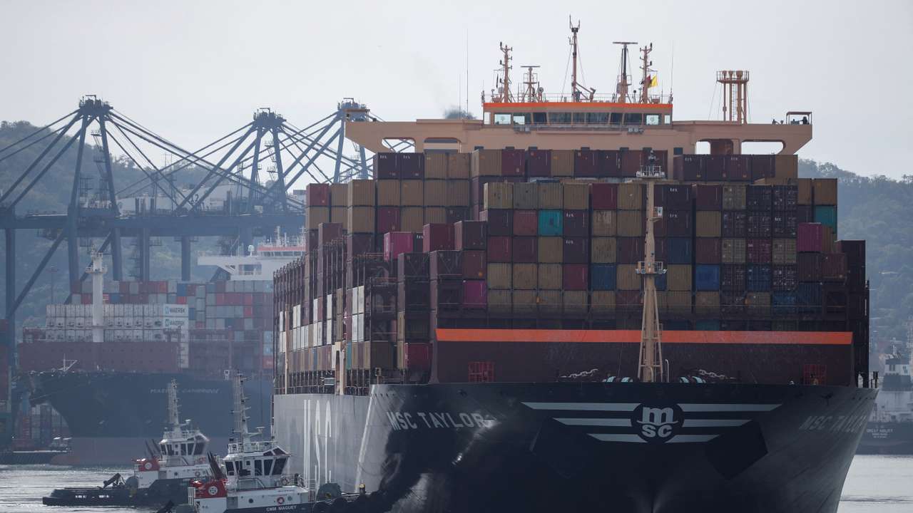 FILE PHOTO: Commercial activity at the port of Manzanillo