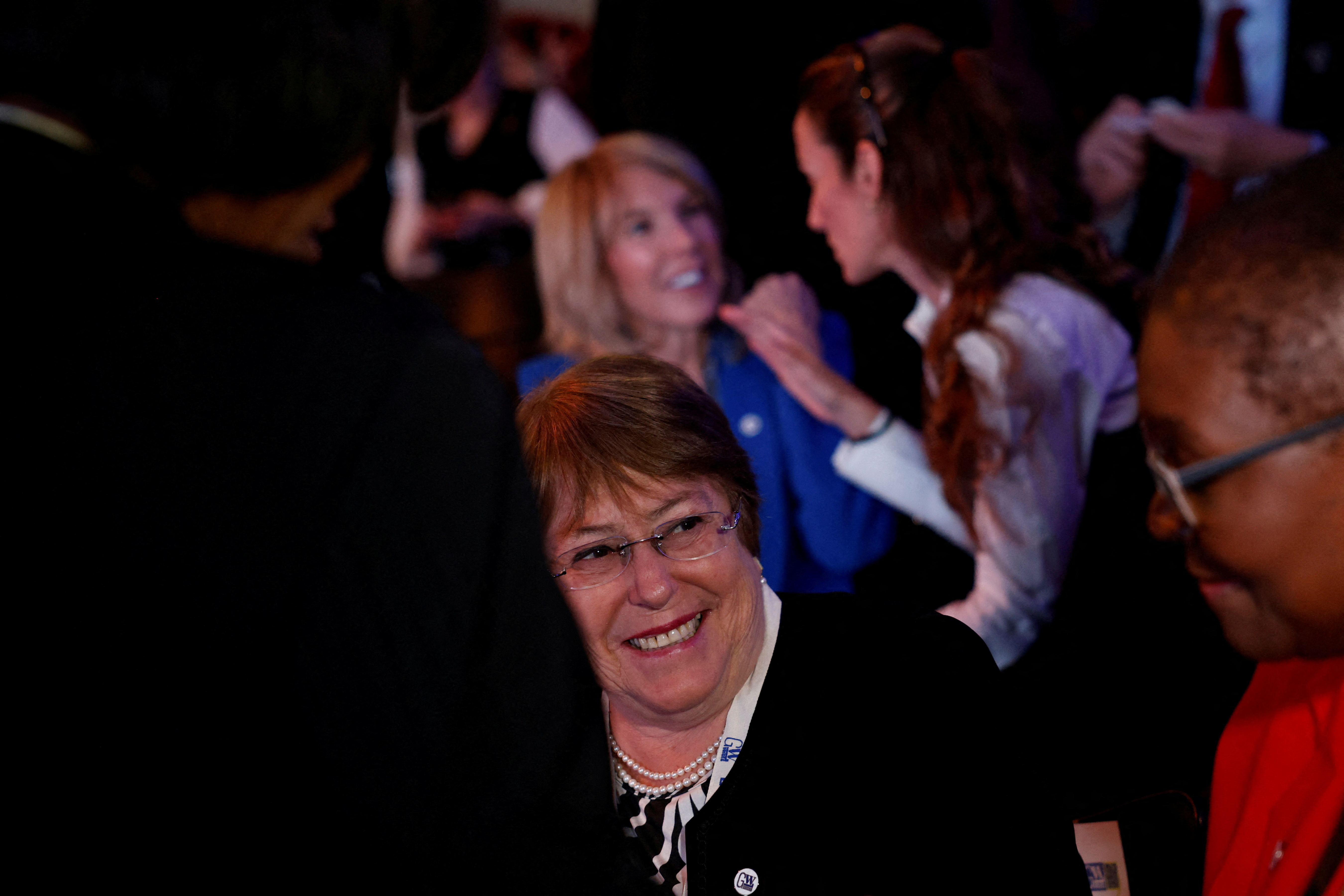 FILE PHOTO: Former president of Chile Bachelet attends GWL Voices event in Madrid
