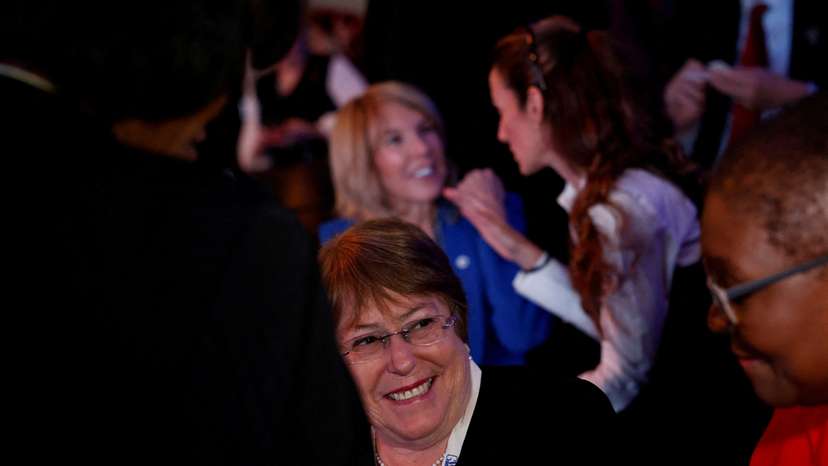 FILE PHOTO: Former president of Chile Bachelet attends GWL Voices event in Madrid