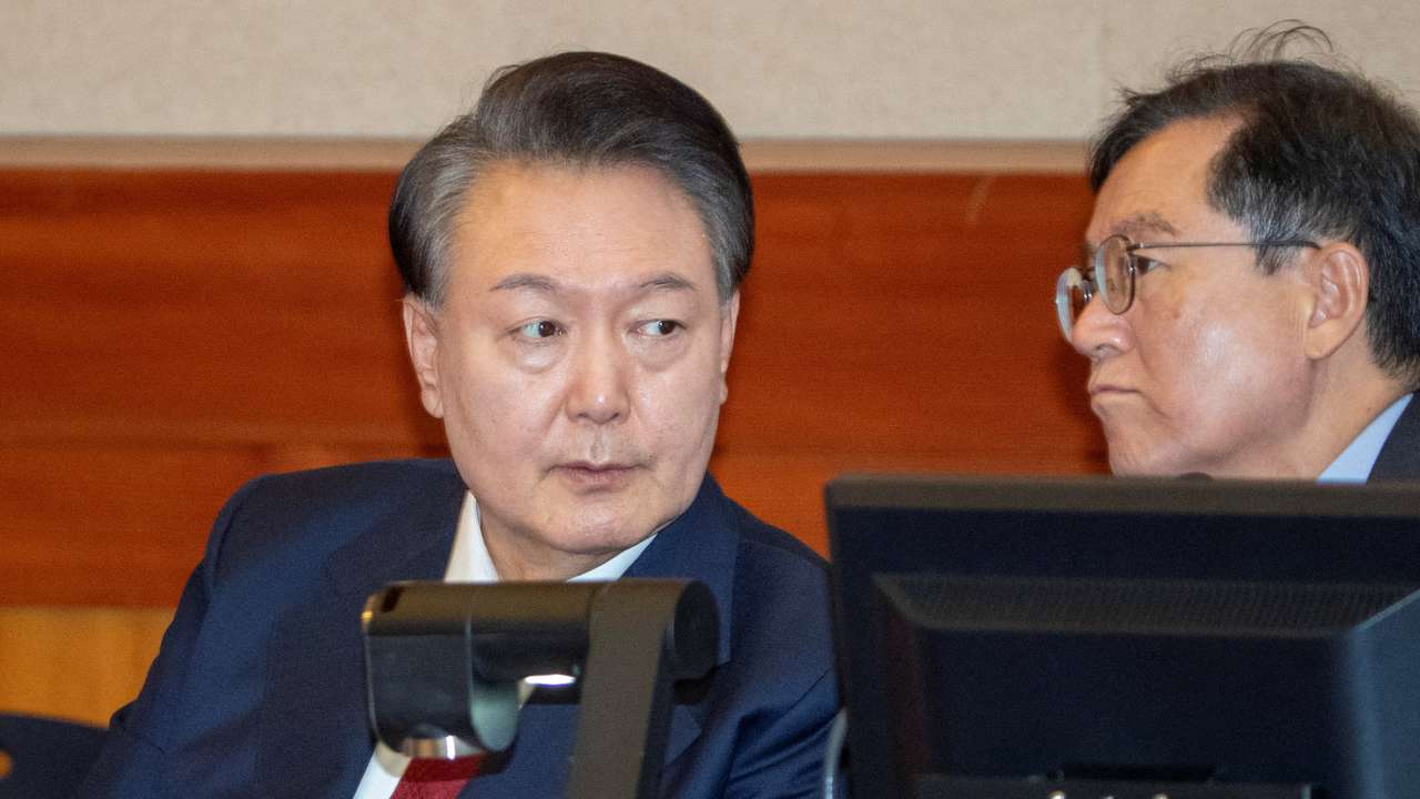 South Korean President Yoon attends impeachment trial hearing