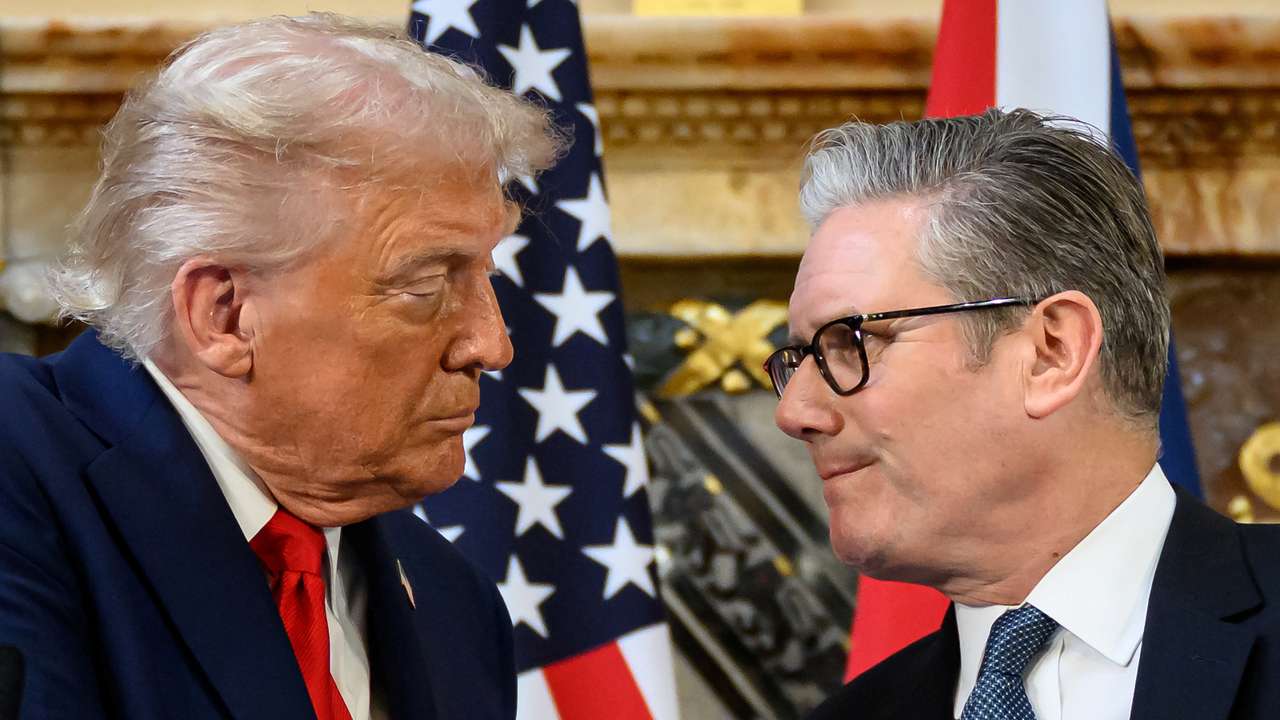 U.S. President Trump makes second state visit to Britain