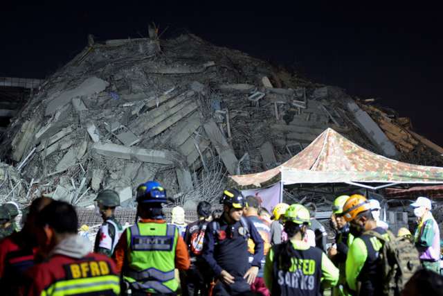 Tremors from an earthquake felt in Bangkok