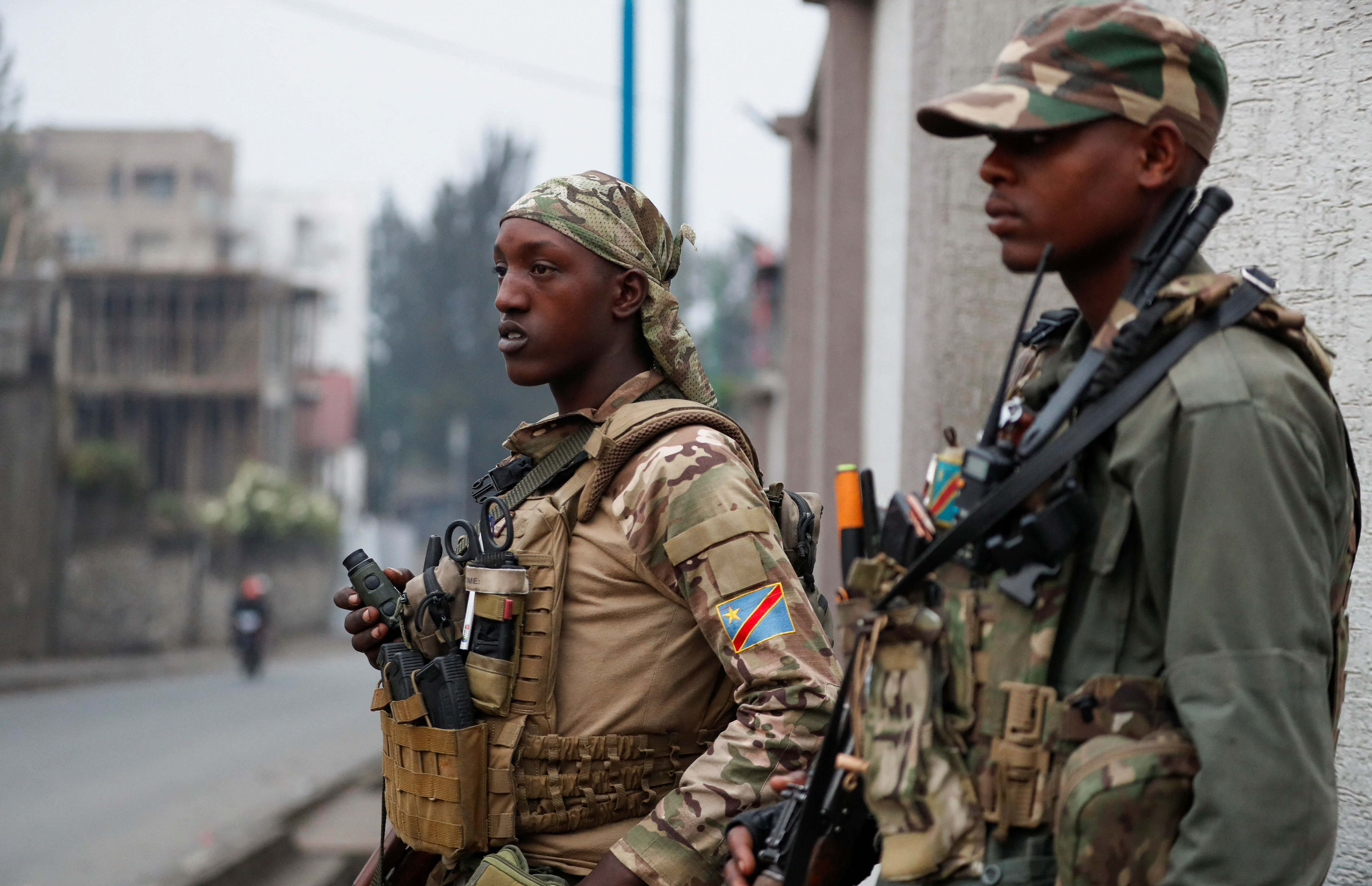 Members of the M23 rebel group in Goma