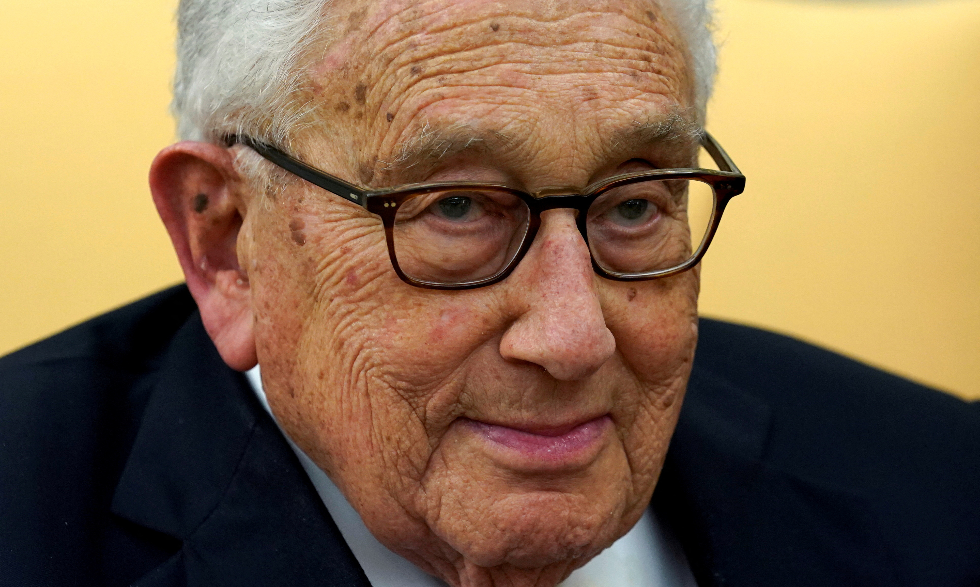 FILE PHOTO: Trump and Kissinger meet at the White House in Washington