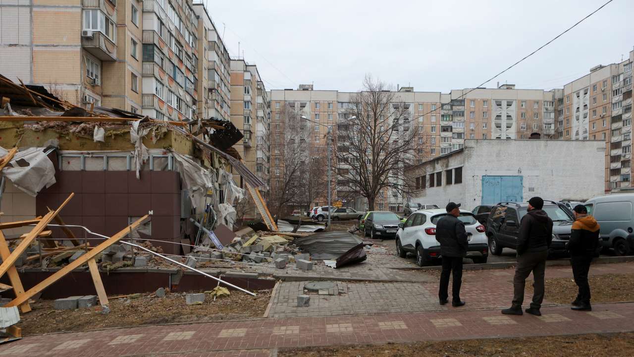 Aftermath of military strike on Belgorod
